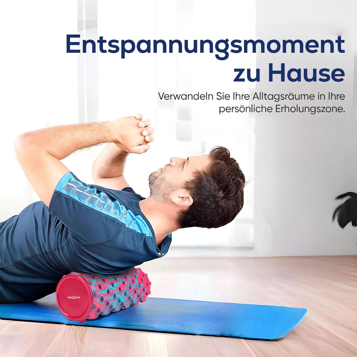 Body & Mind Faszienrolle – Massage-Rolle für Faszientraining