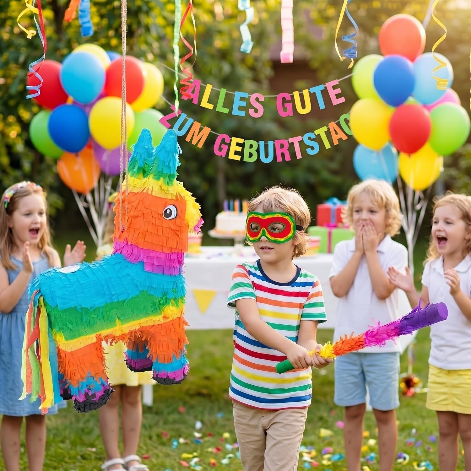 Esel Pinata zum Befüllen – Party-Spaß & Geburtstags-Deko