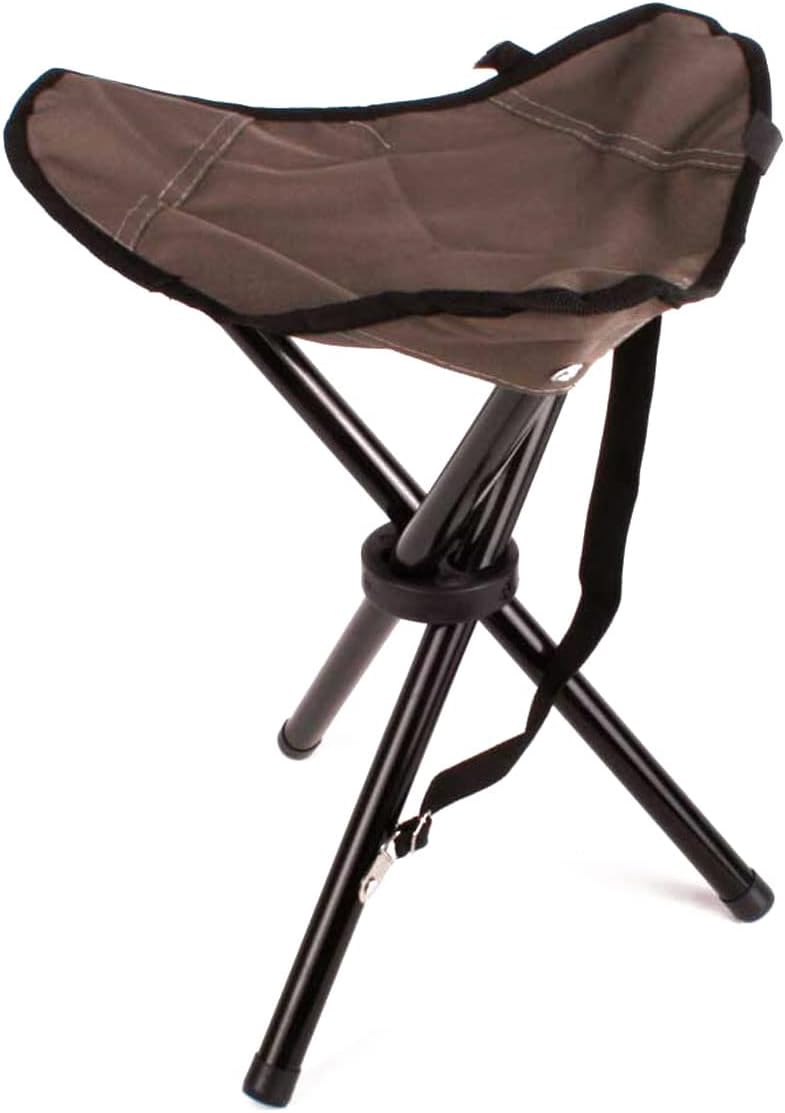 Camping-Hocker – Klappbarer Dreibeinhocker für Festivals & Outdoor