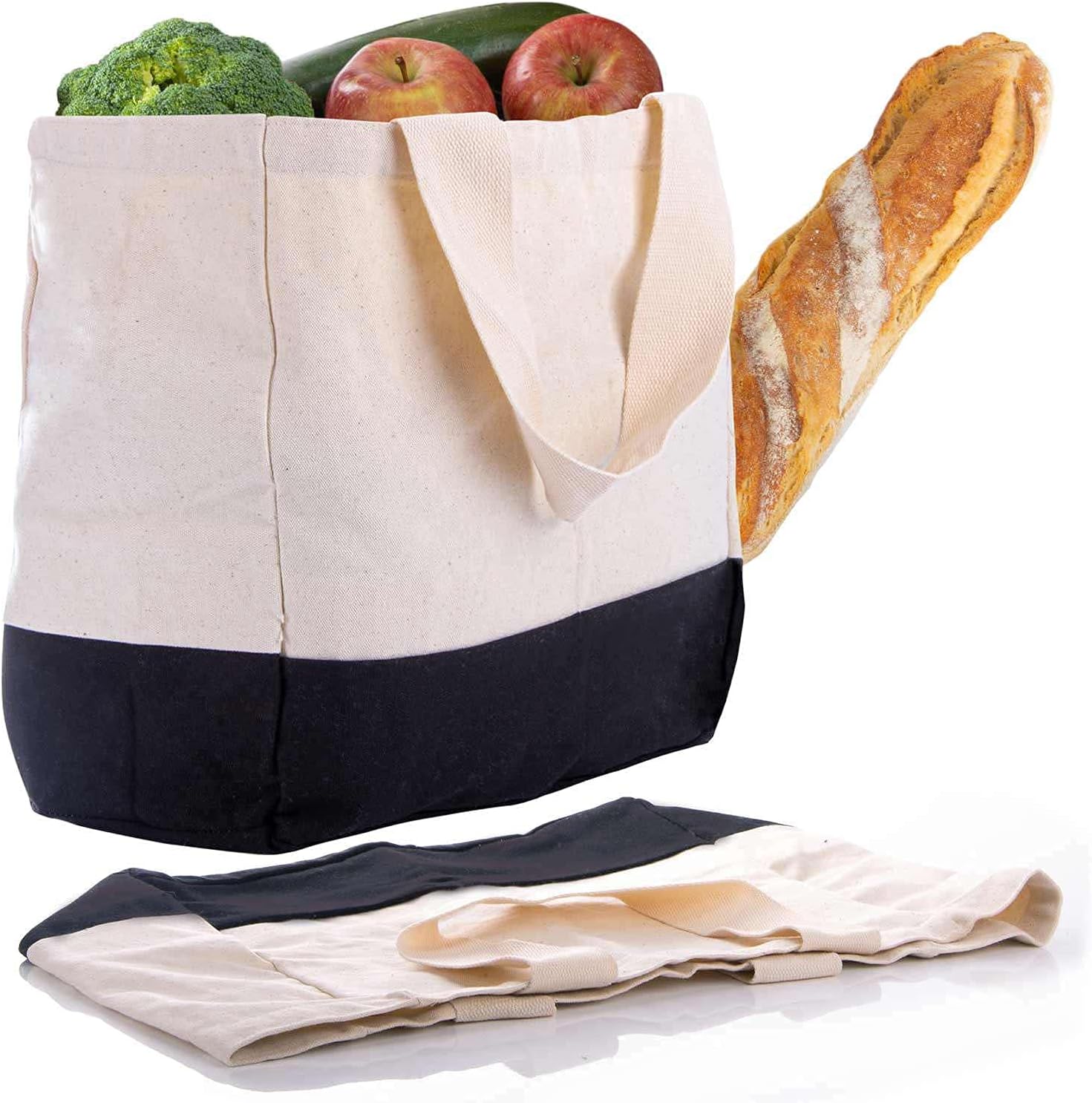 Nachhaltige Baumwolltasche - Robuster Shopper mit verstärkten Nähten