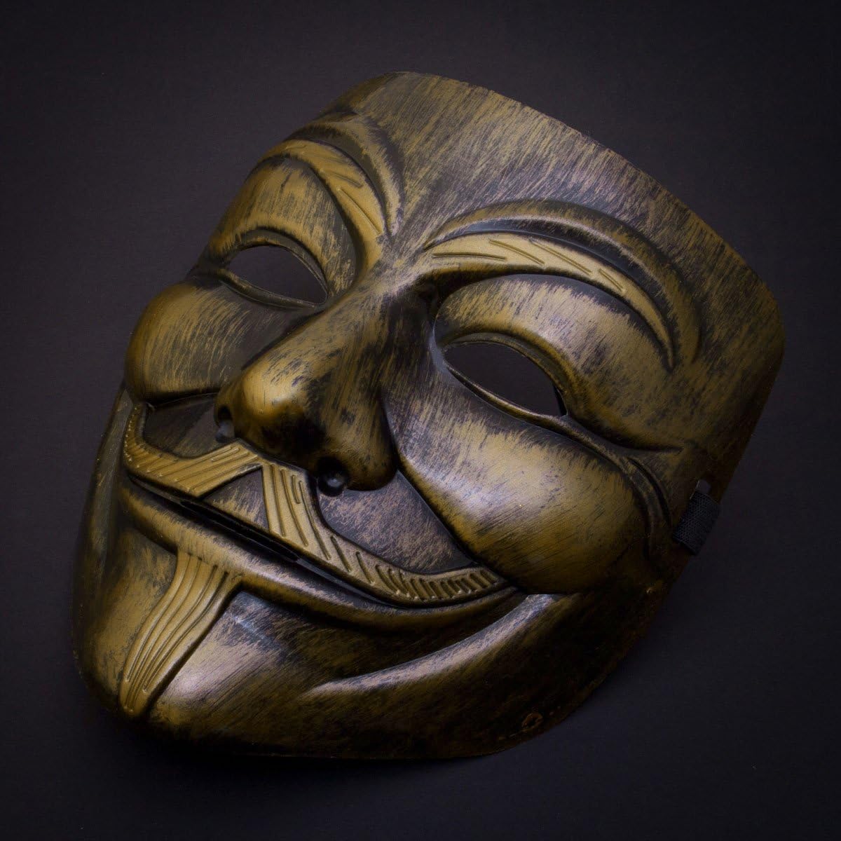Anonymous Maske - V wie Vendetta Guy Fawkes Kostüm für Halloween