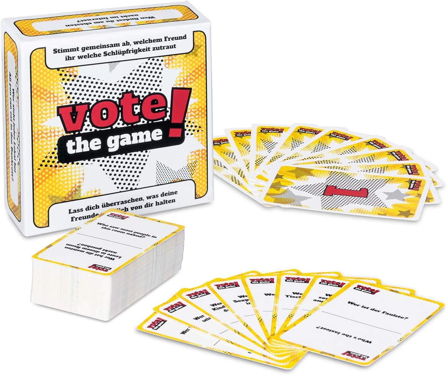VOTE – Lustiges Party-Kartenspiel für Erwachsene & Gesellschaftsabende
