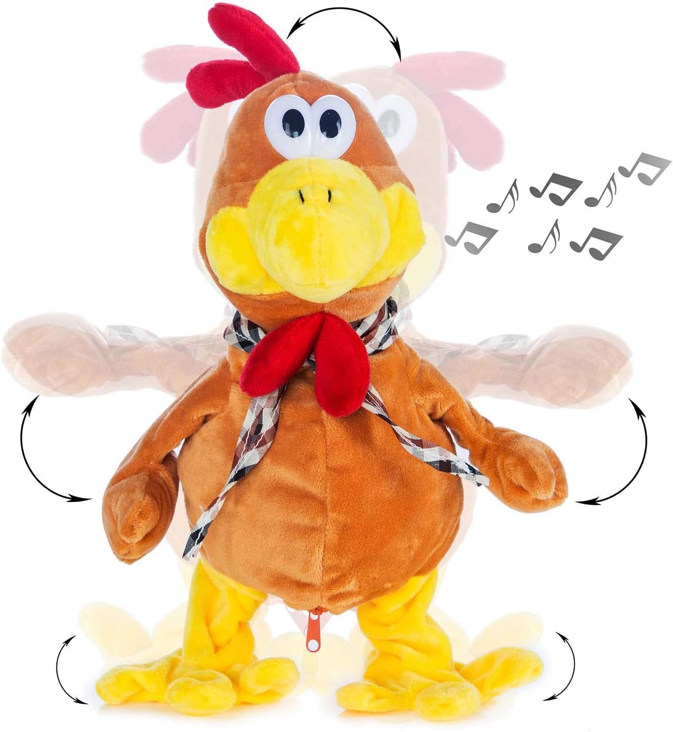 Tanzendes Plüsch-Huhn mit Musik – Lustiges Stofftier für Kinder