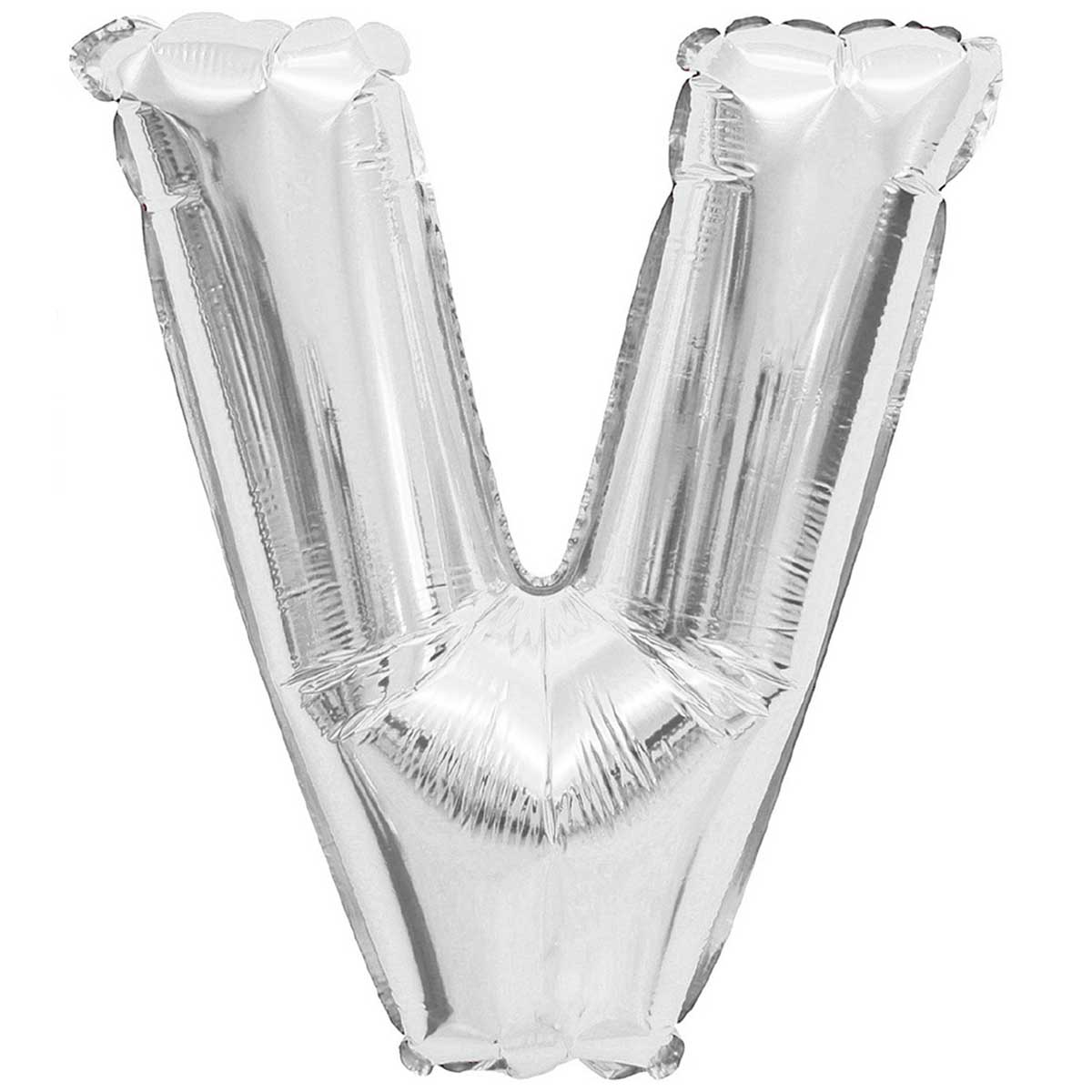 heliumballon-buchstabe-v-silber