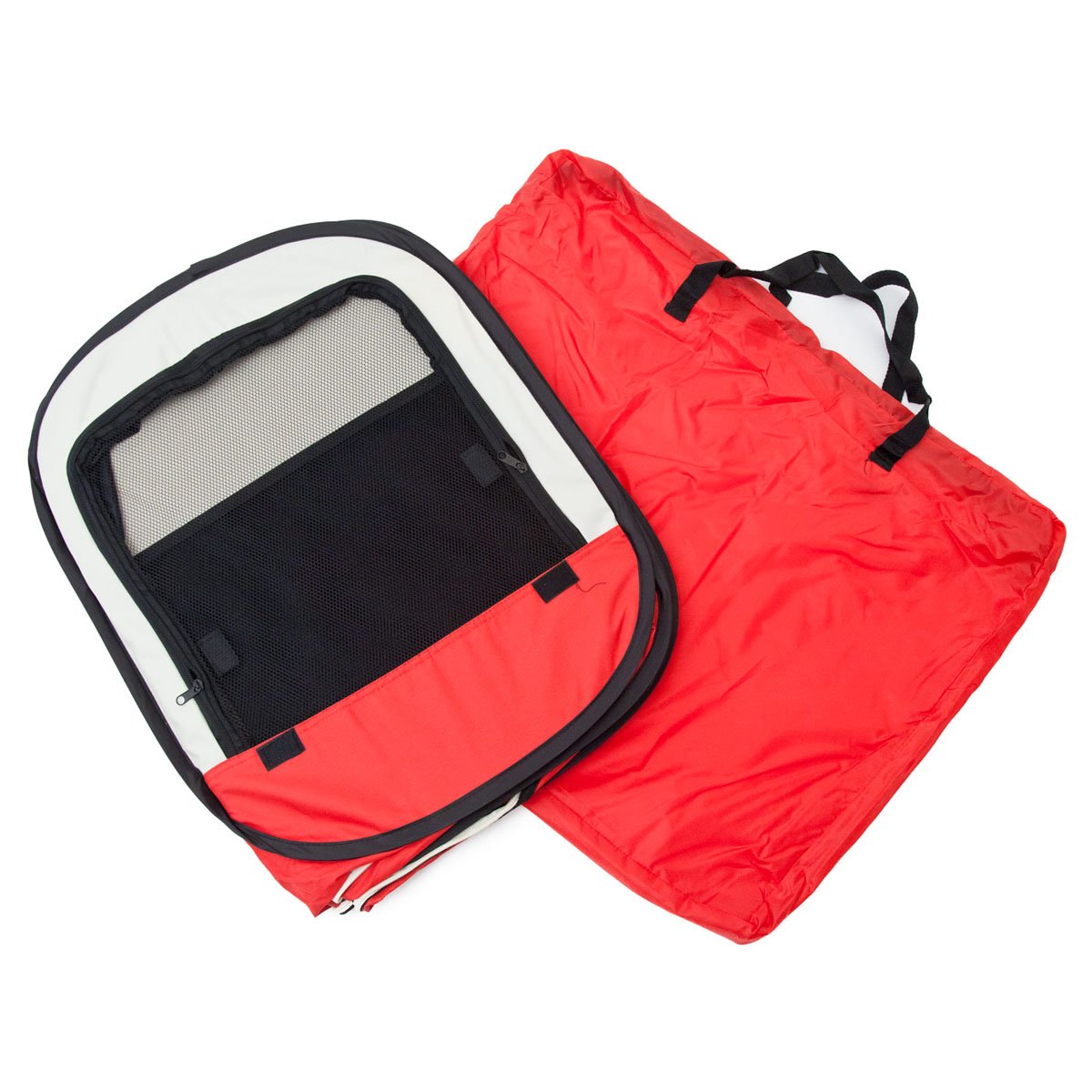 hunde-transportbox-rot