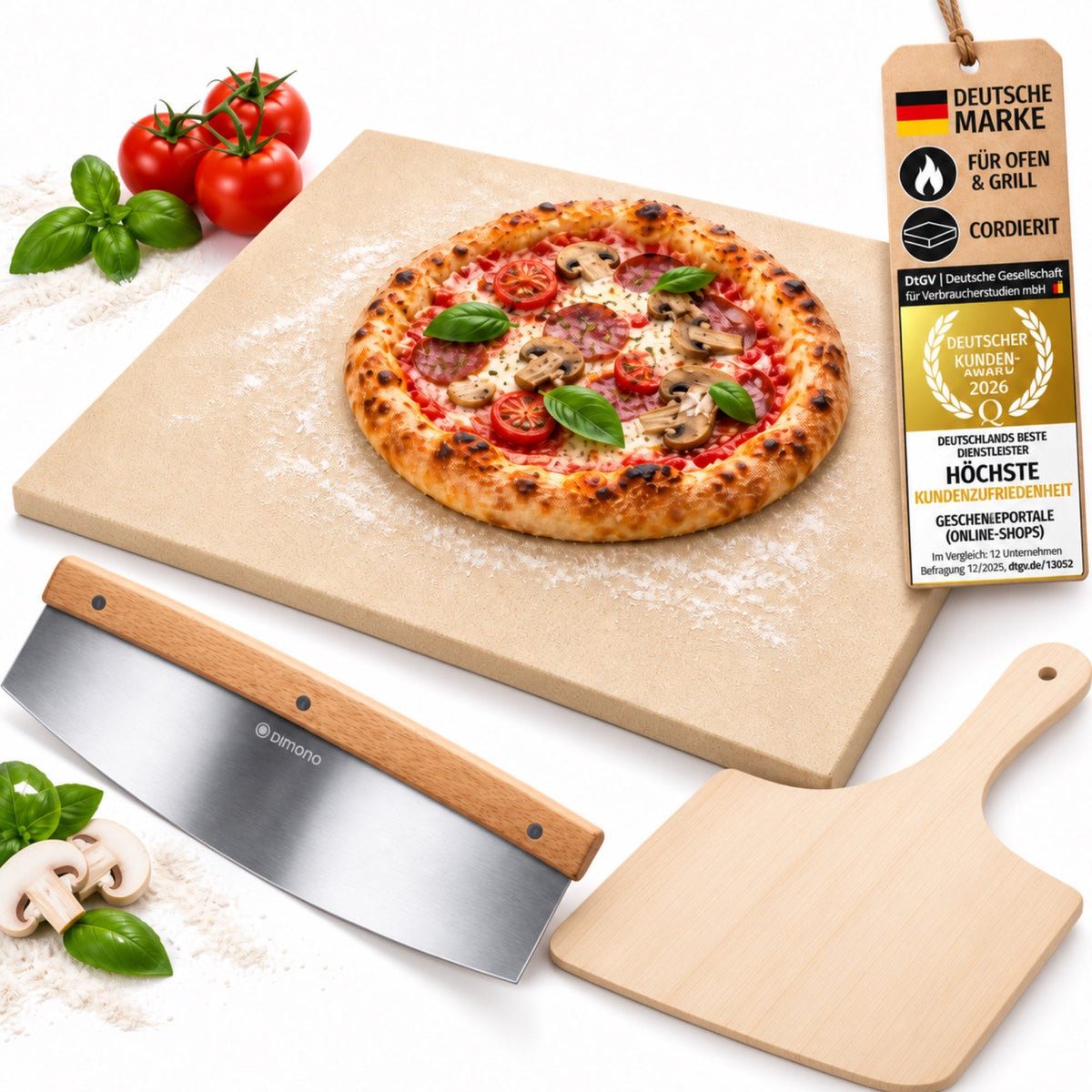 Feluna Deluxe Pizzastein – freigegebenes korrigiertes Hauptbild