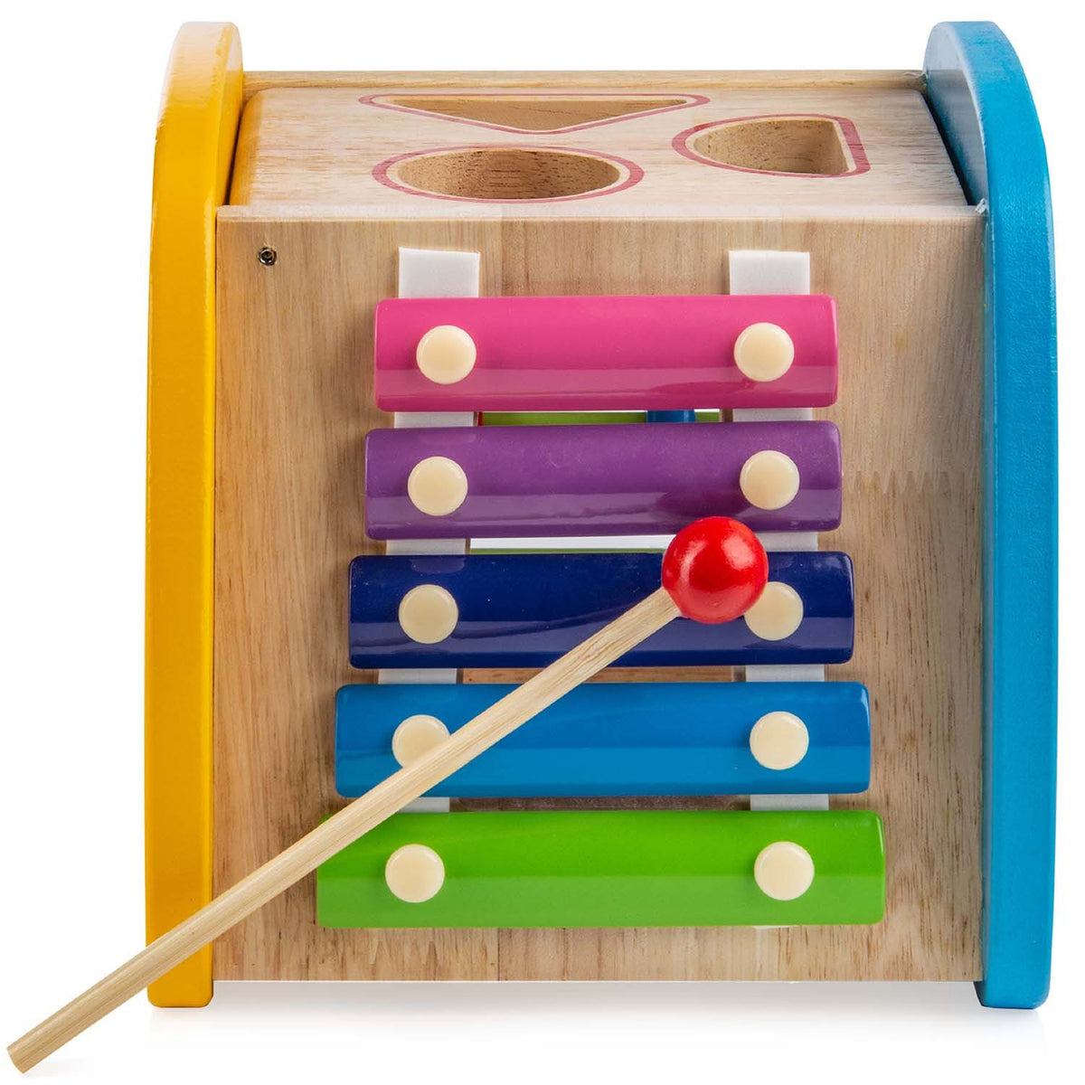 Sortierwürfel, Sortierspielzeug und Musikinstrument 3in1 Kinderspielzeug – PT03 #Variante_Entdeckerbox