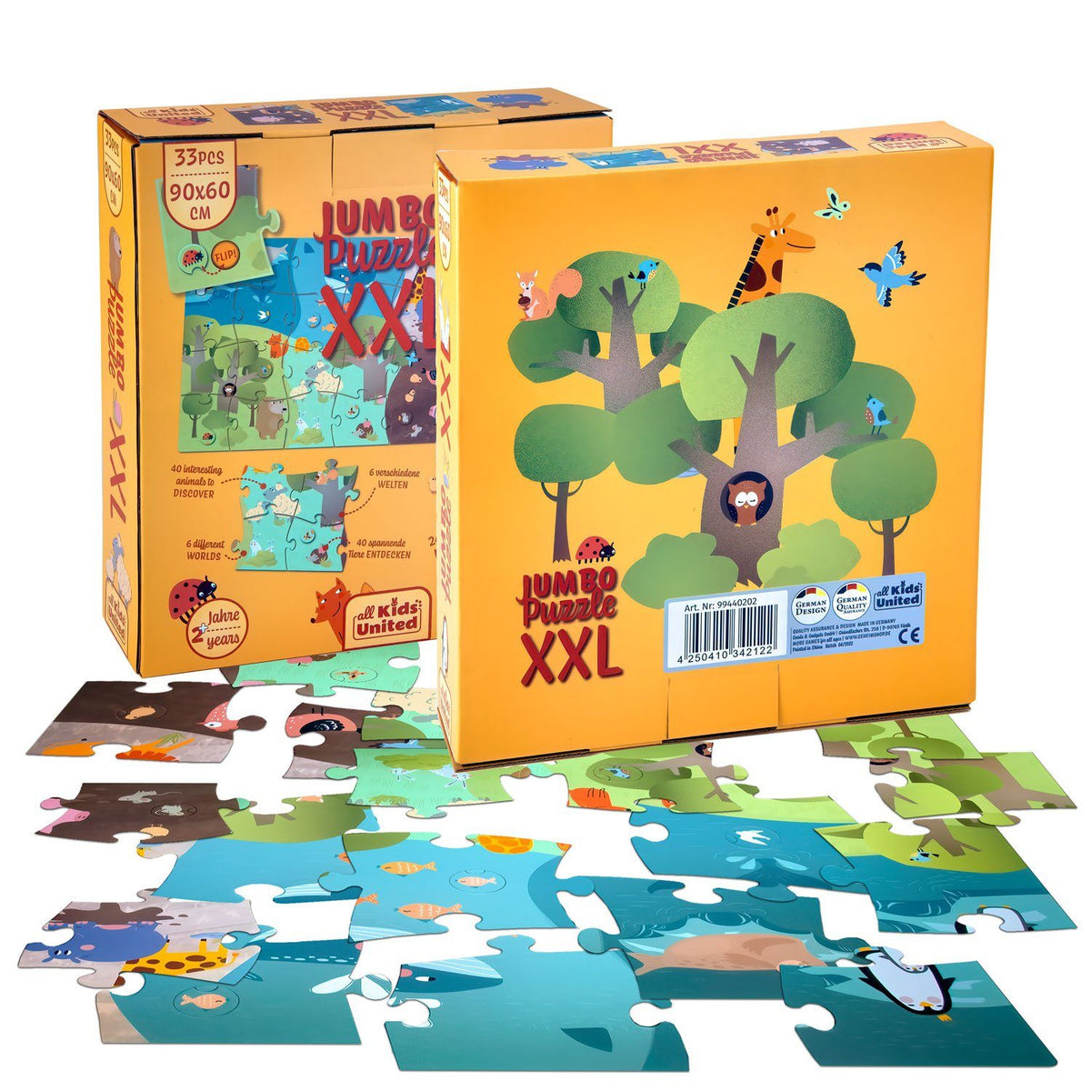 Jumbo Puzzle XXL Dinosaurier - 300 Teile Kinderpuzzle ab 9 Jahren – Default Title – SKU 99440202 – PT08
