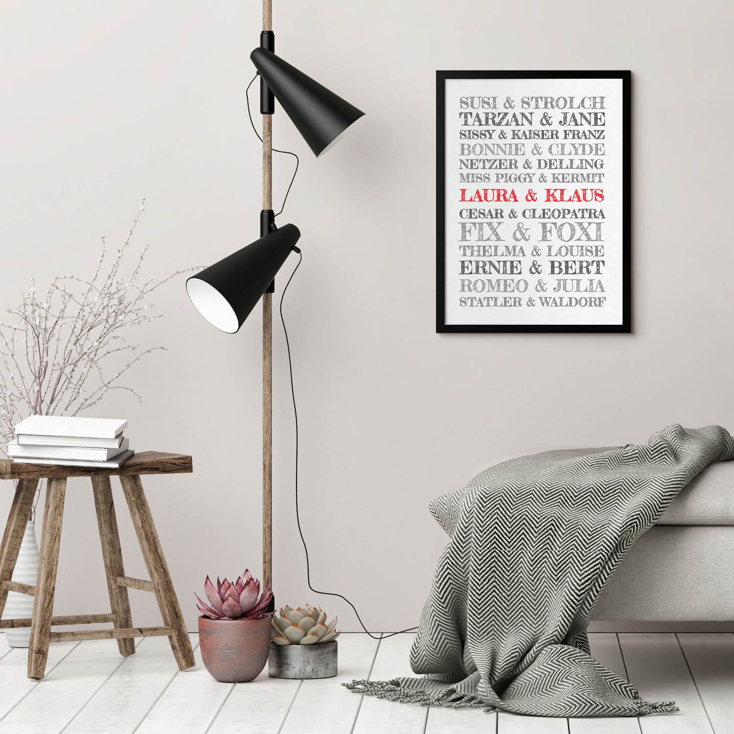 personalisiertes-paar-poster