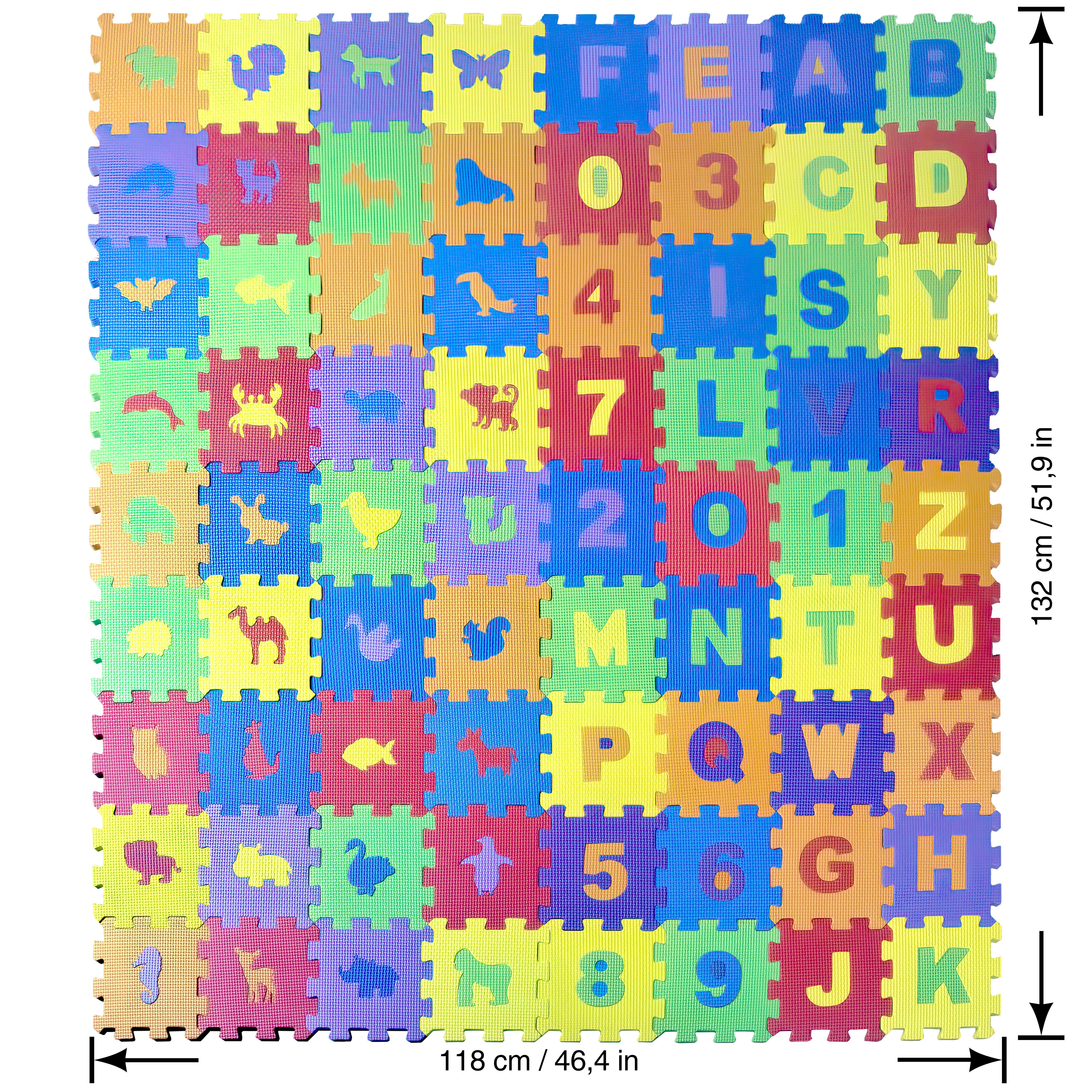 Puzzle Spielmatte Junior 118 x 132 cm