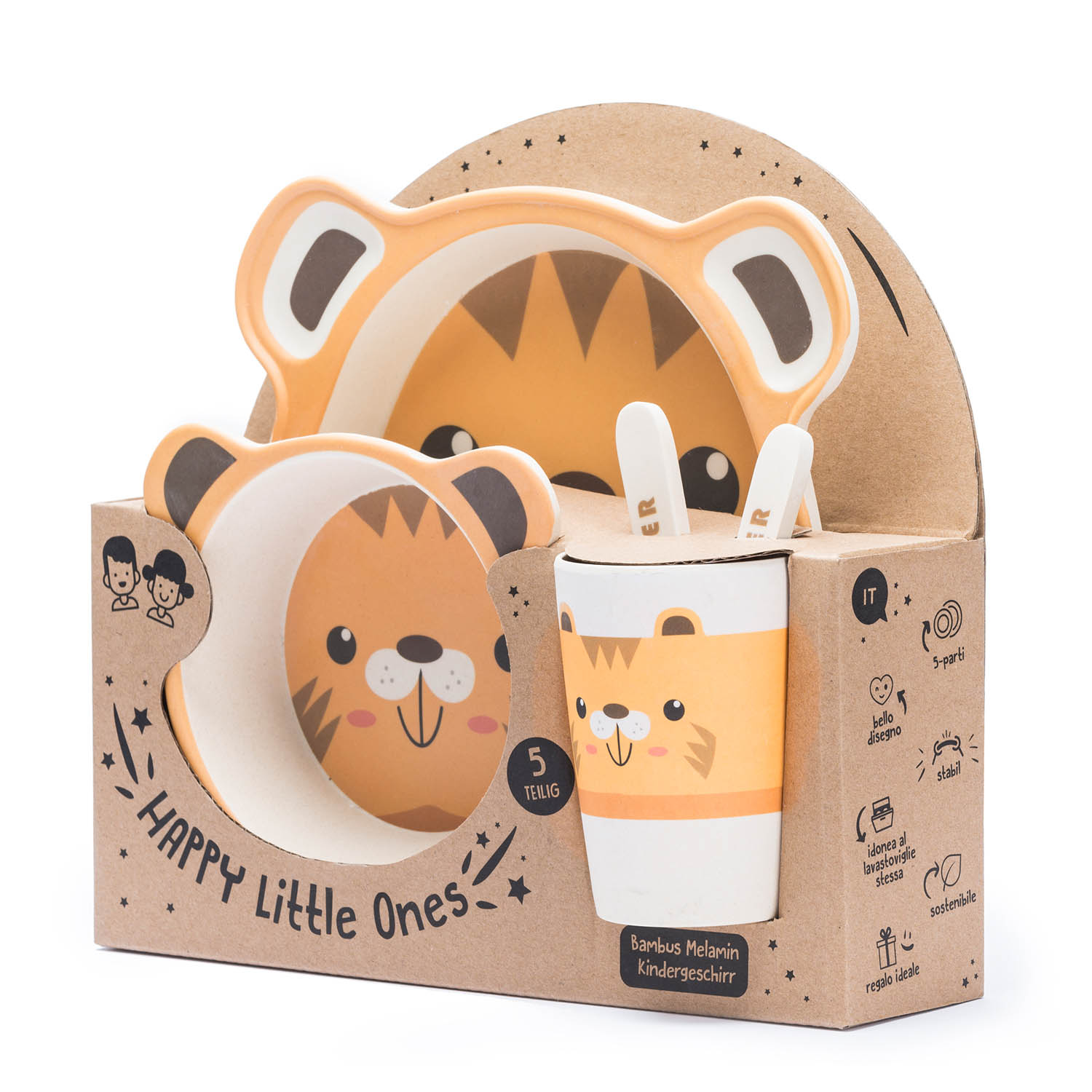 tiger-kindergeschirr