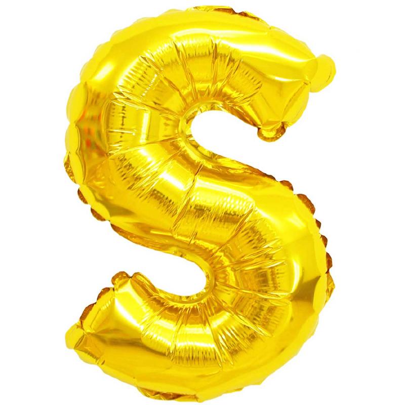 Heliumballon Folienballon 80 Cm Alphabet Buchstabe Gold