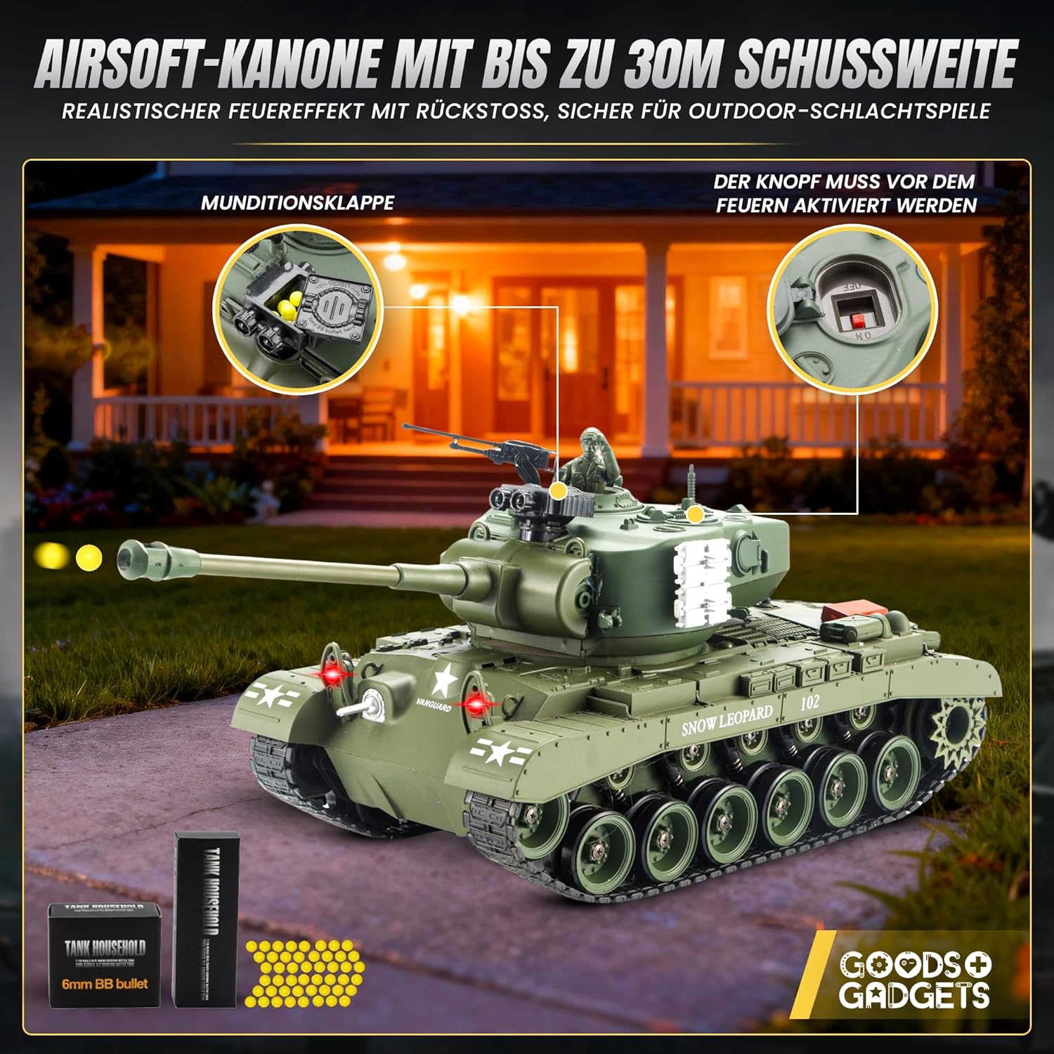 M26 Pershing RC Panzer 1:16 – Ferngesteuertes Modellbau-Highlight