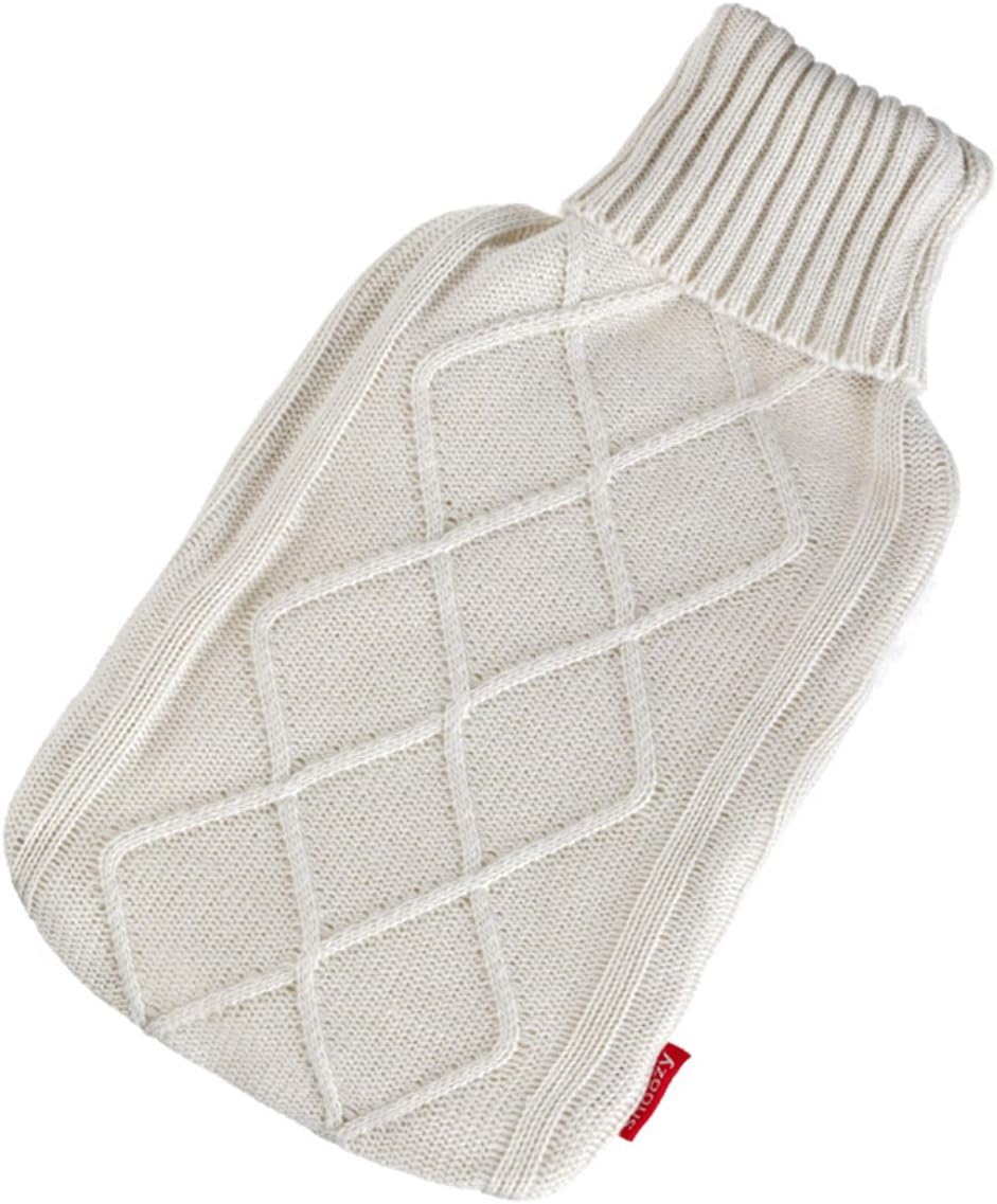 Snoozy 2L Wärmflasche mit Strick-Bezug