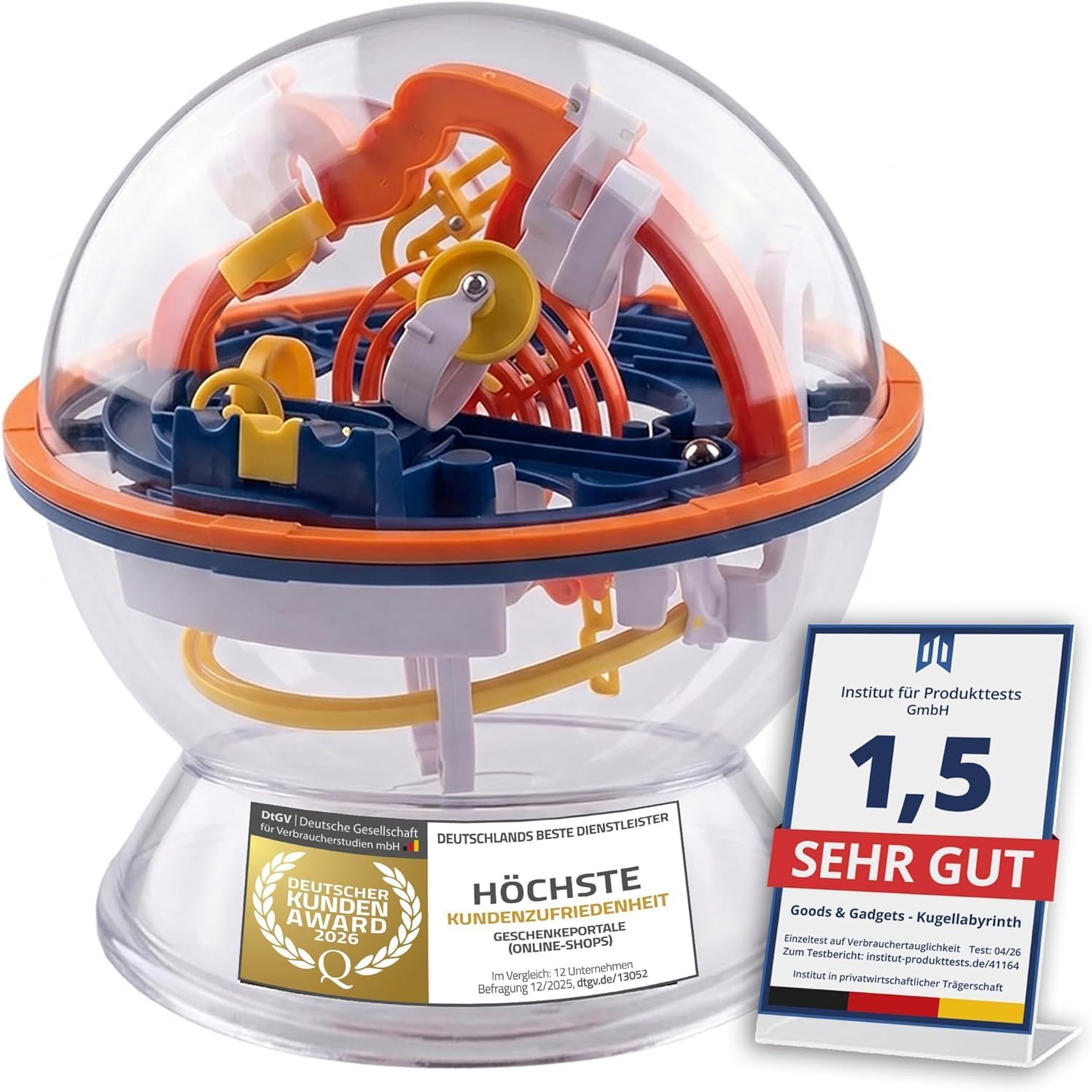 3D Kugel Labyrinth Puzzle – Magic Maze Geschicklichkeitsspiel