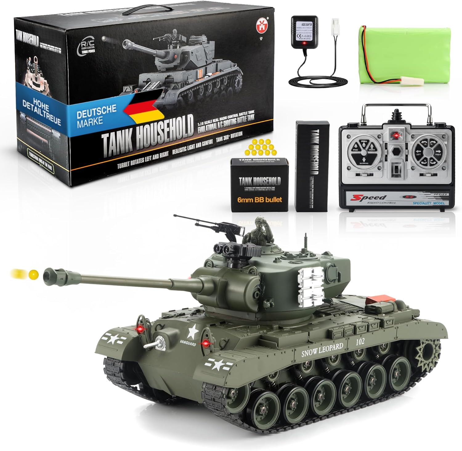 M26 Pershing RC Panzer 1:16 – Ferngesteuertes Modellbau-Highlight
