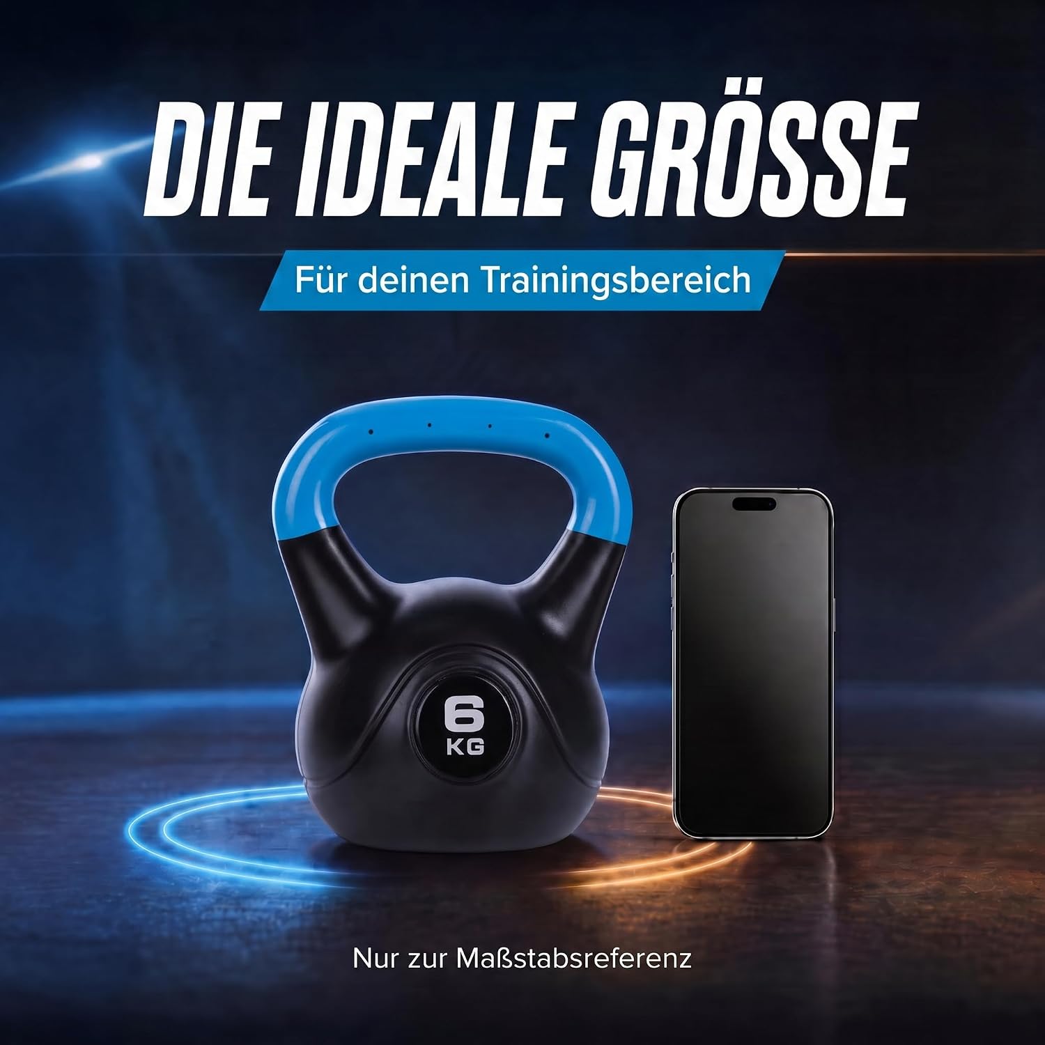 Kettlebell Kugelhantel Deluxe 2-20 kg – Bodenschonendes Krafttraining