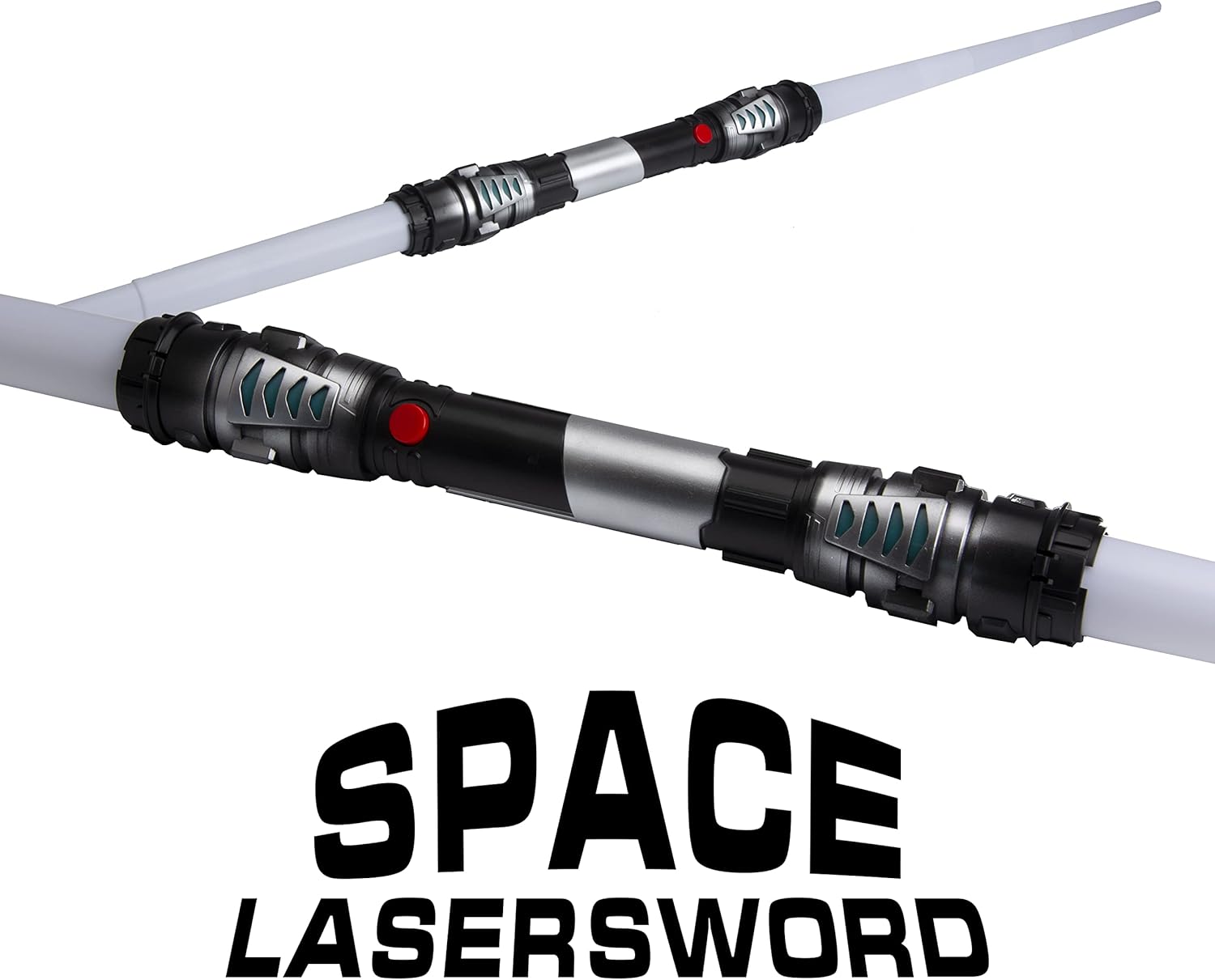 XXL Doppel-Lichtschwert 138cm mit Sound & Licht – Blau