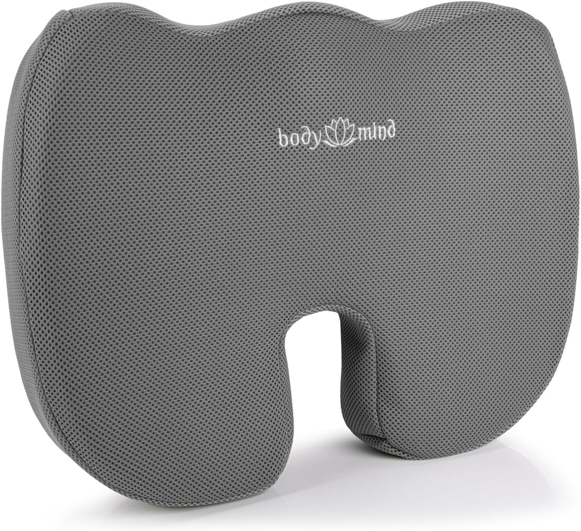 Orthopädisches Keilkissen mit Memory-Foam für Büro & Auto