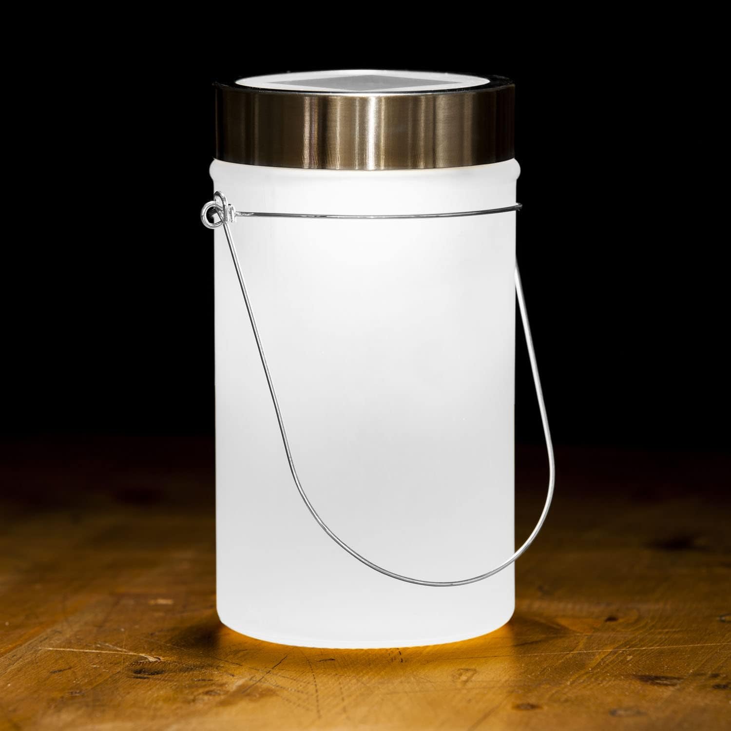 Sun Jar Solar-Laterne Blau - Witterungsbeständige LED-Dekoleuchte
