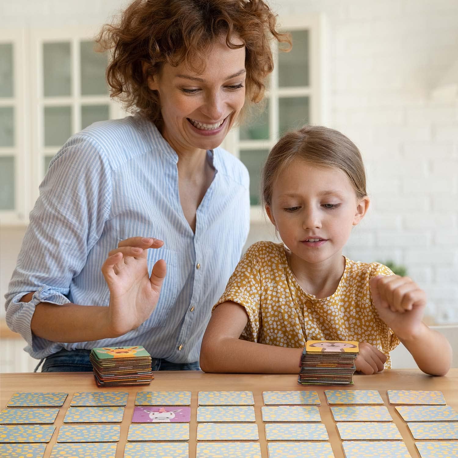 Memo² Holz-Memory für Kinder - Hochwertiges Tier-Gedächtnisspiel