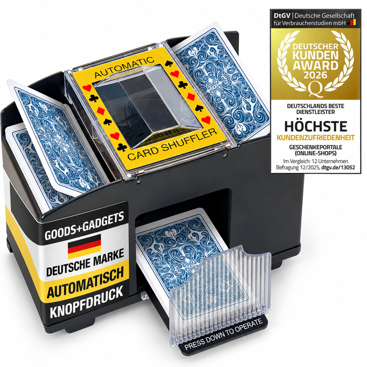 Automatischer Kartenmischer – Hero-Shot, EAN 4250410341798