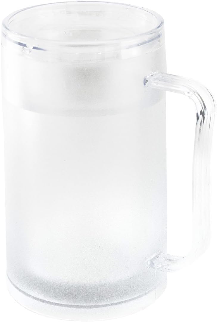 Eiskalter Kühlbecher - Gefrorener Bierkrug - 400 ml