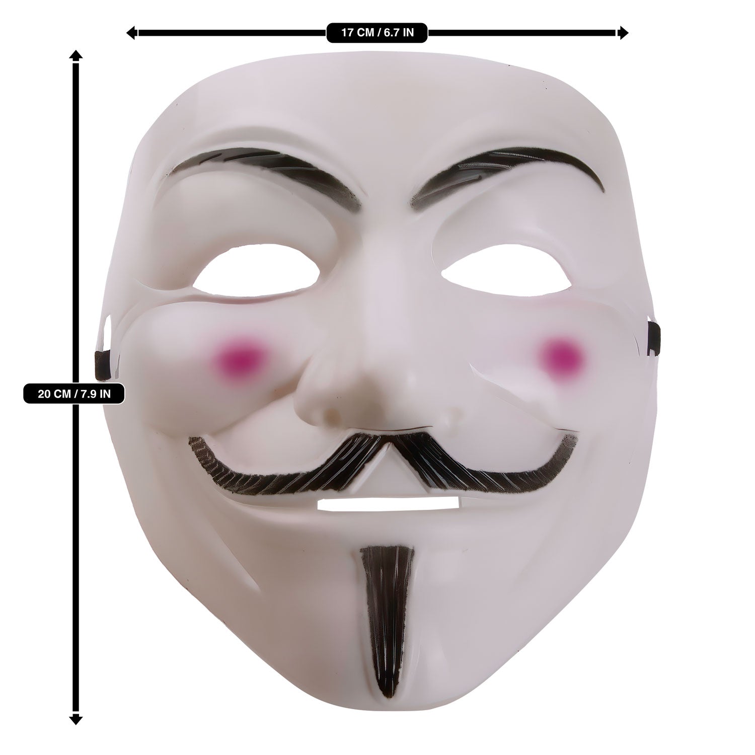 Anonymous Maske - V wie Vendetta Maske Guy Fawkes Maske für Karneval