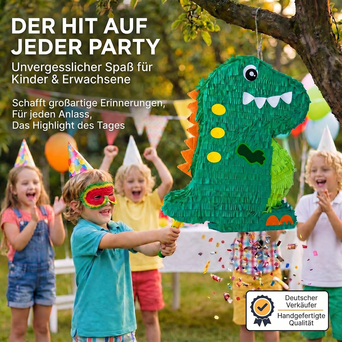 Dinosaurier Pinata – sauberes Produktbild