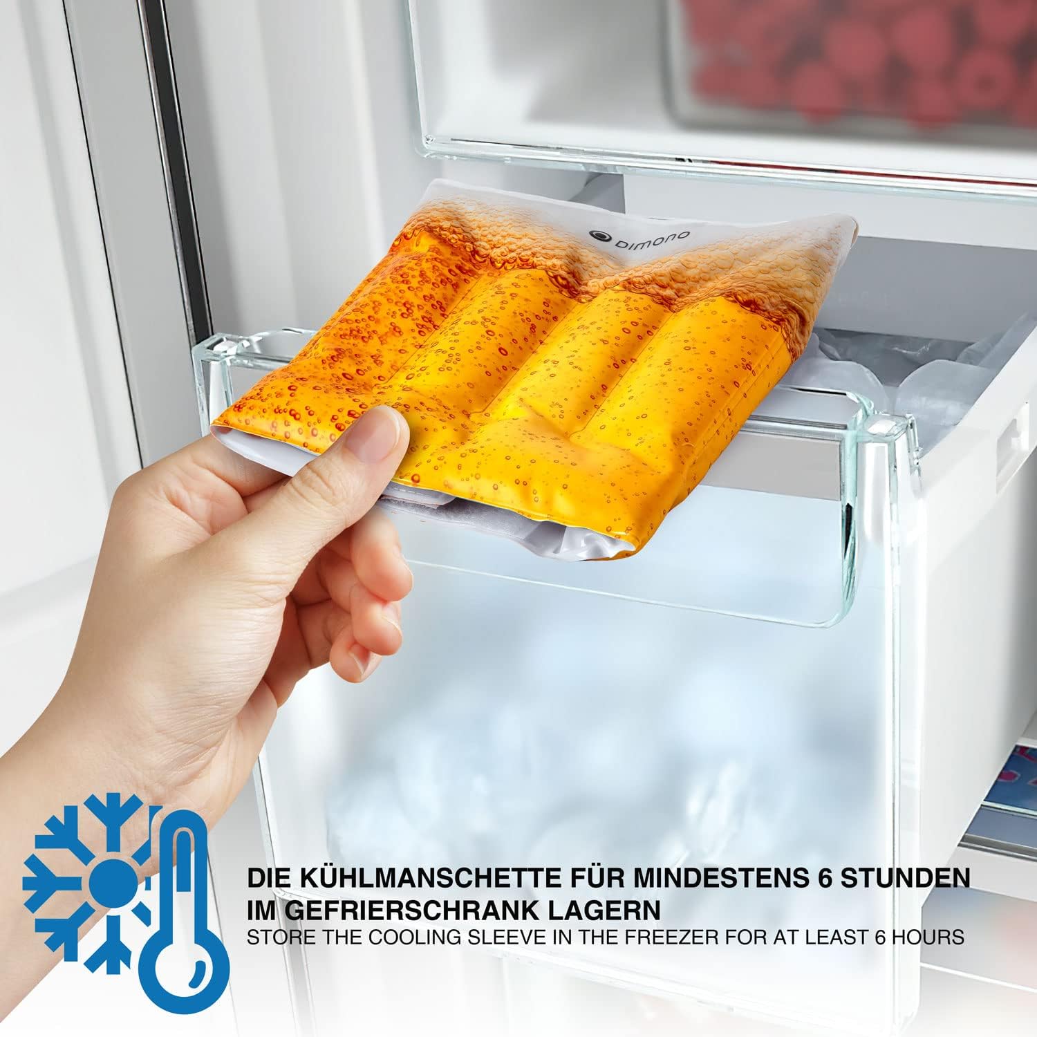 Flaschen Kühlmanschette - Flaschenkühler für Unterwegs