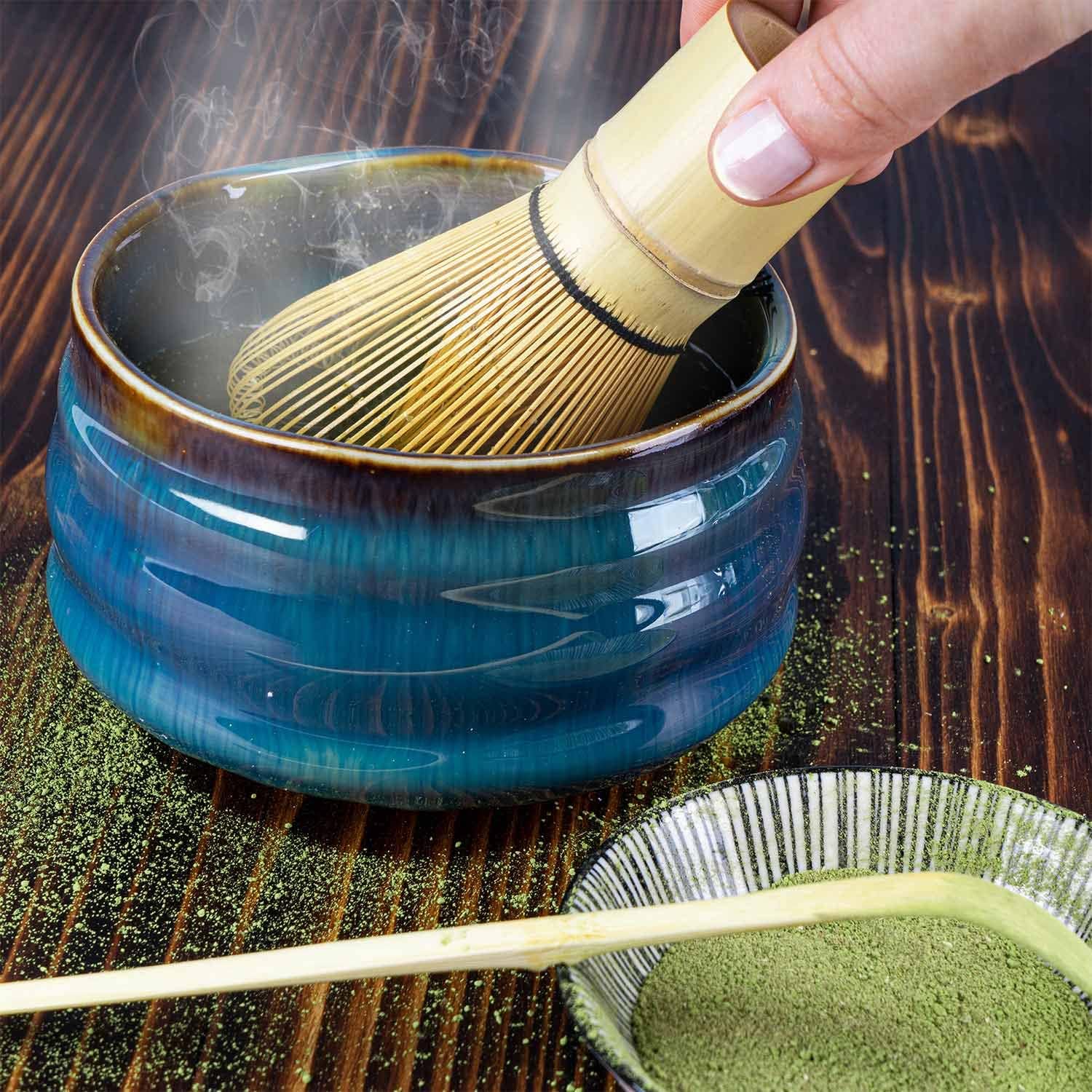 Luxus Matcha Tee-Set Deluxe - Traditionelles Teezeremonie-Set