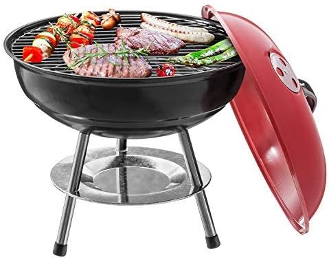 Micro BBQ Kugelgrill - Kompakter Holzkohle-Reisegrill für Camping