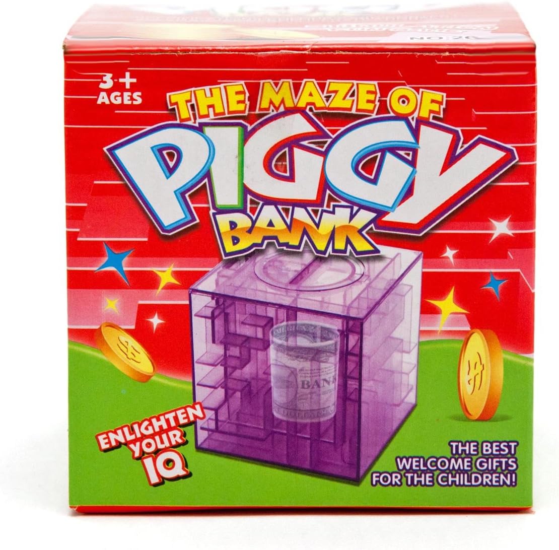 3D Spardose mit Kugel-Labyrinth - Geldgeschenk-Puzzle für Knobelfans