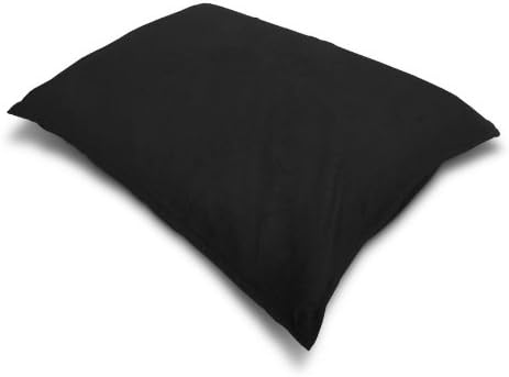 Smoothy Sitzsack - Sitzkissen Cotton Samt - Schwarz