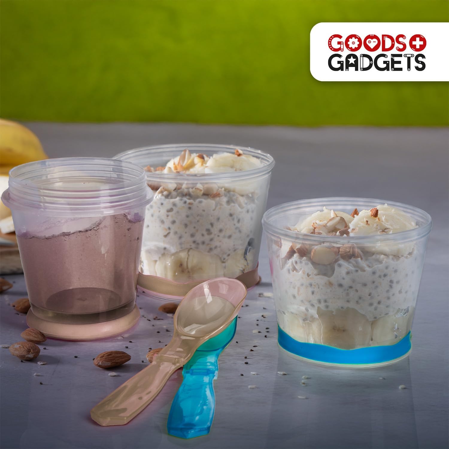 Müsli-to-Go Becher mit Löffel - Dein auslaufsicherer Snack-Begleiter