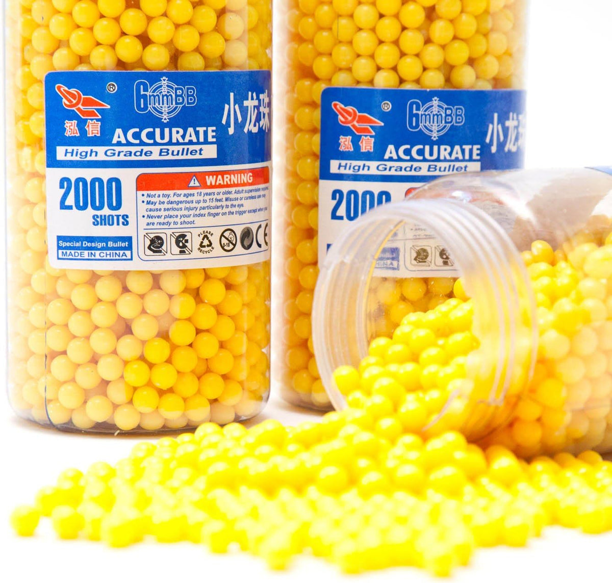 Softair Munition 6mm 0.12g – 2000 BB-Kugeln mit Speedloader