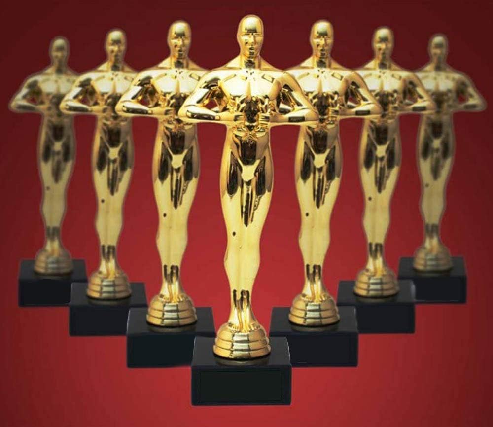 Goldene Siegerstatue - 25 cm Trophäe für Gewinner & Geschenke