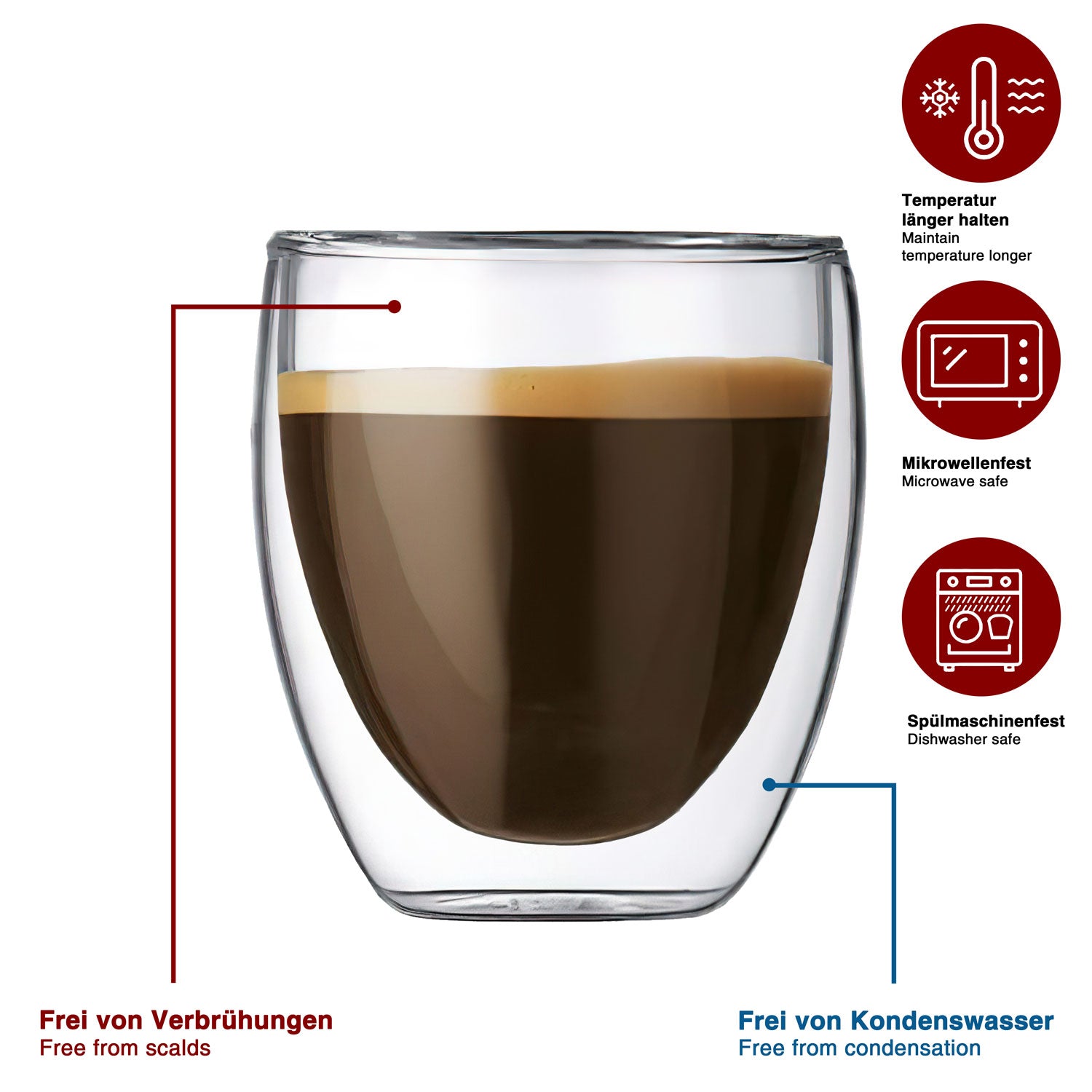 Espressotasse Thermo Espressoglas 80ml