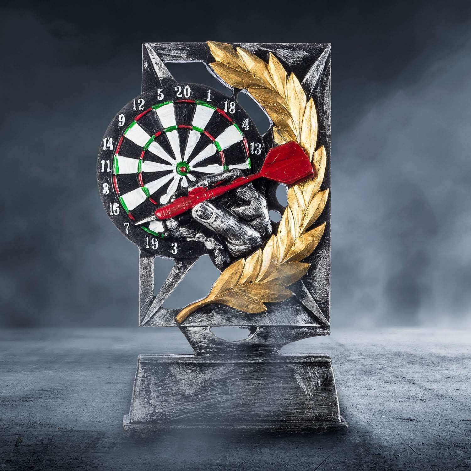 Dart Trophäe - Siegerpokal für Dart-Turniere & Vereinsmeister