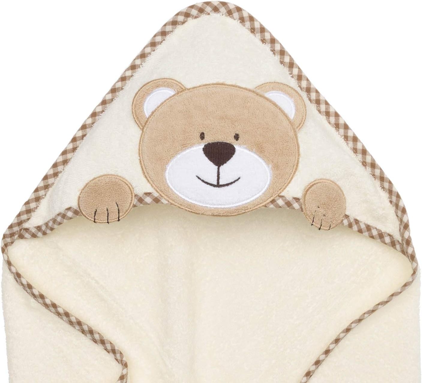 Baby Kapuzenhandtuch Elefant 80x80 cm - Weiches & Saugstarkes Badetuch