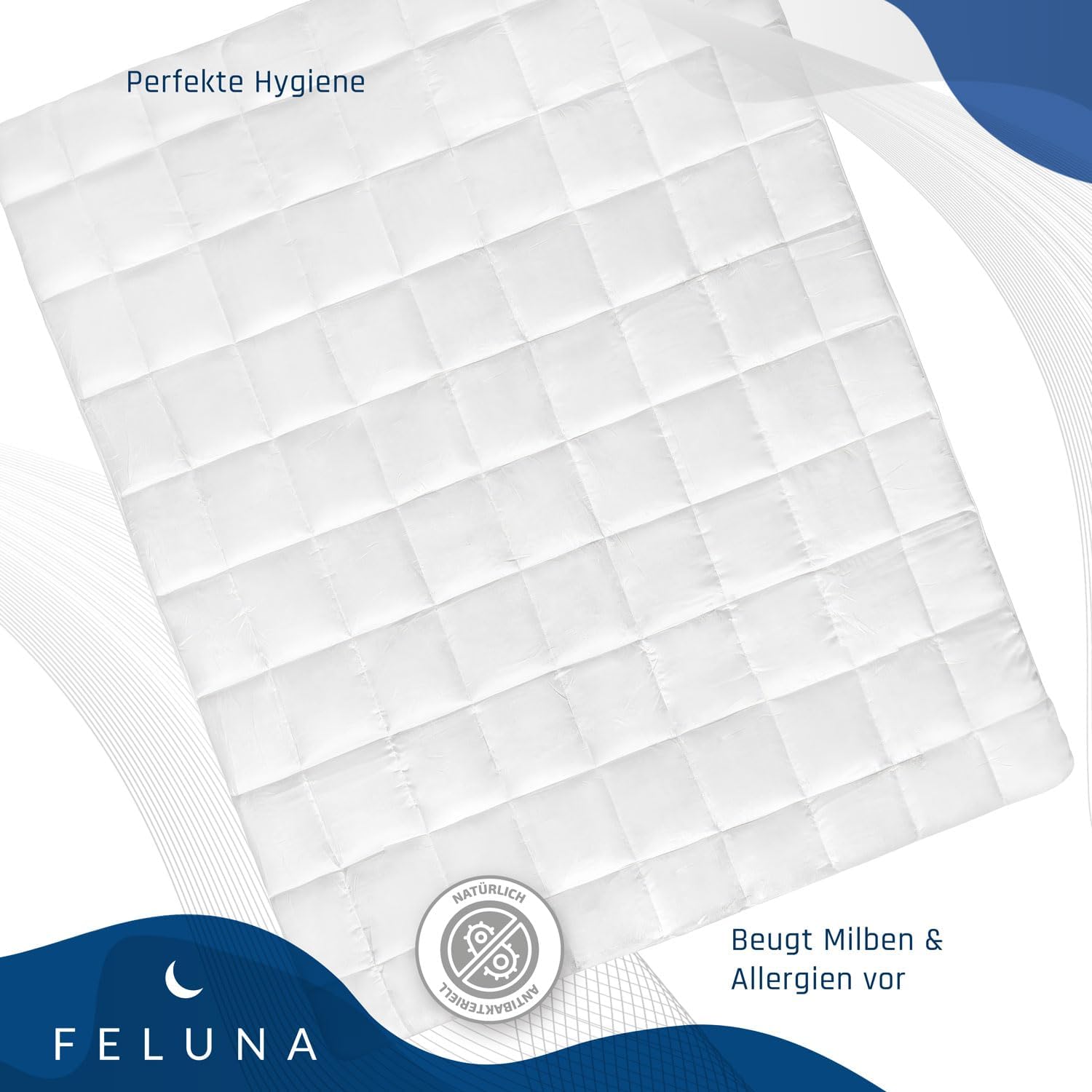 Feluna Mikrofaser Matratzentopper 80x200cm – Atmungsaktive Auflage