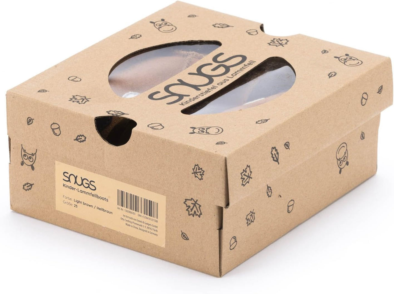 Snugs Kinder Lammfellstiefel – Warme Winterstiefel aus Rauleder