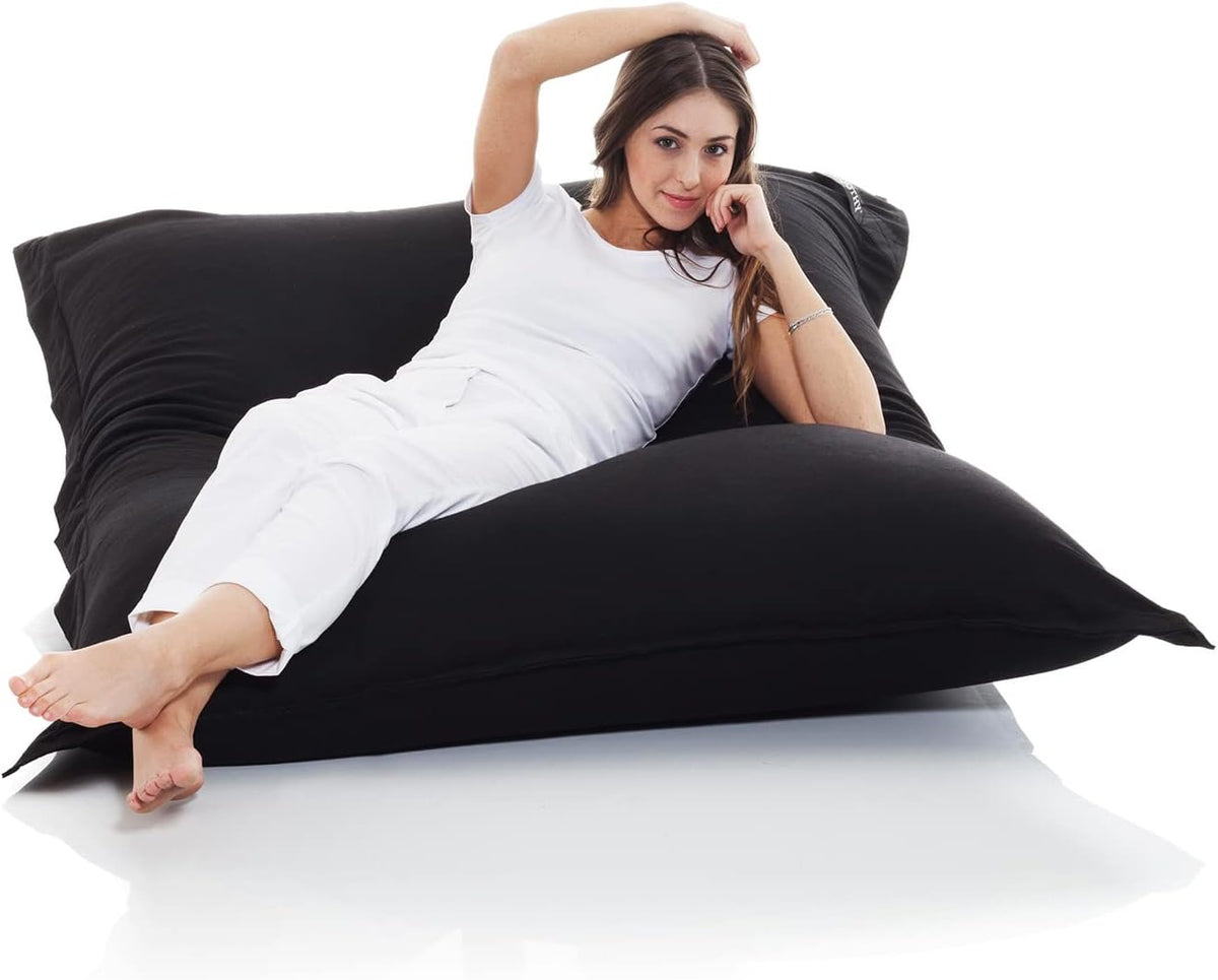 Smoothy Sitzsack Classic Cotton XXL 400L - Mitternachts-Schwarz