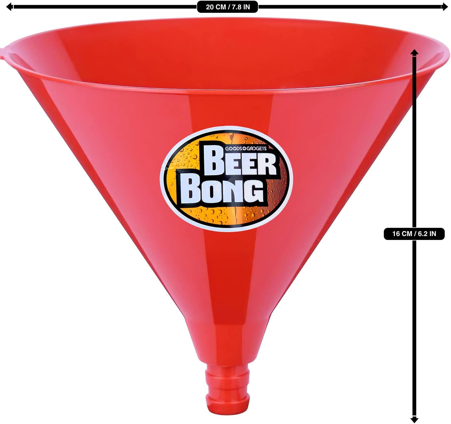 Bierbong Trichter - Party Bierstürzer mit Ventil & Schlauch