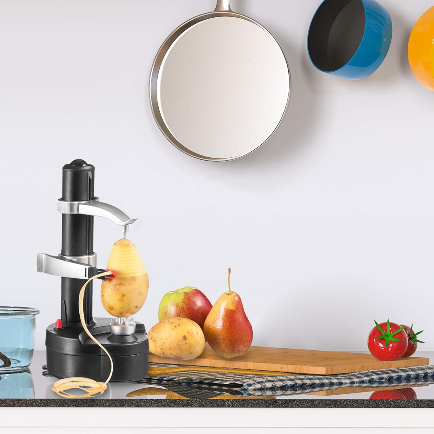 Elektrischer Sparschäler - Automatischer Kartoffelschäler & Obstschäler