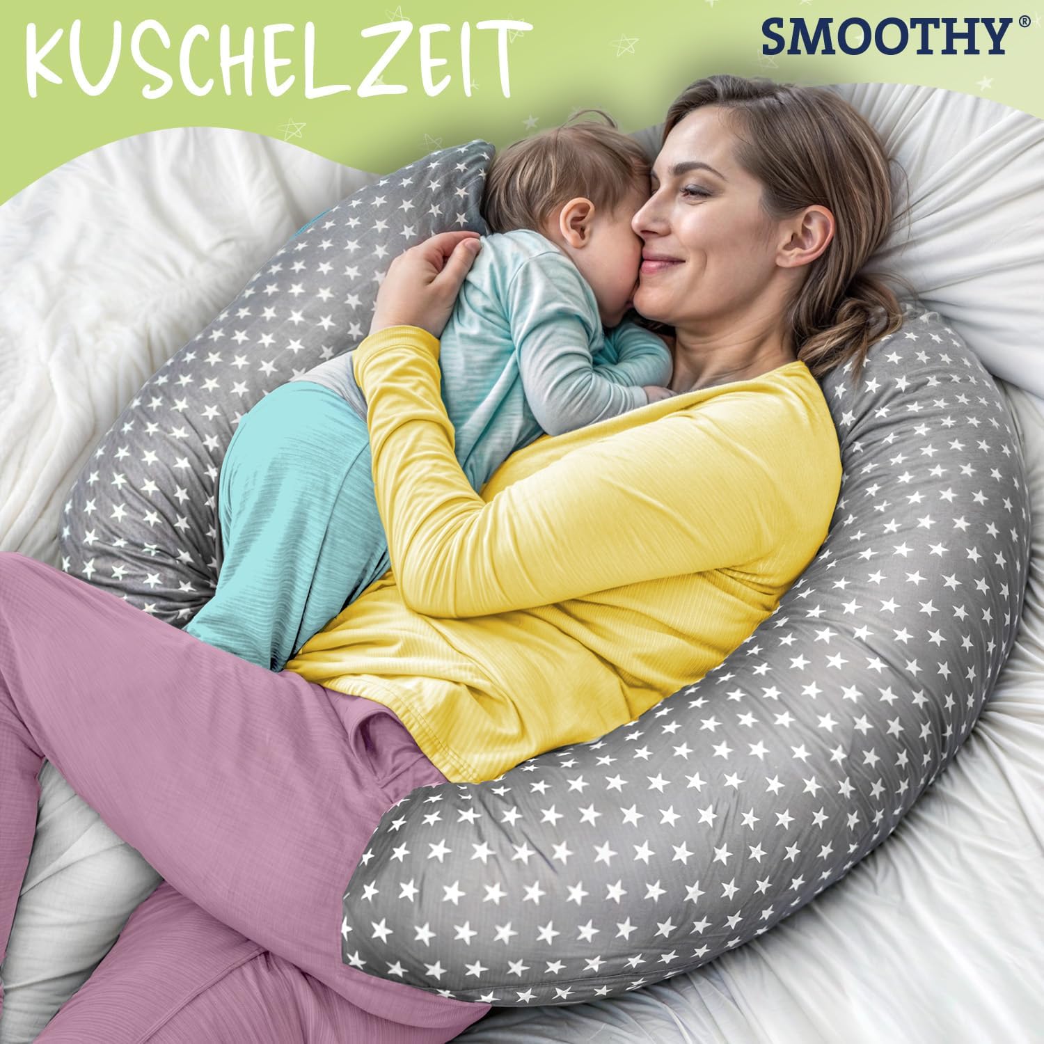 XXL Stillkissen & Schwangerschaftskissen für Seitenschläfer
