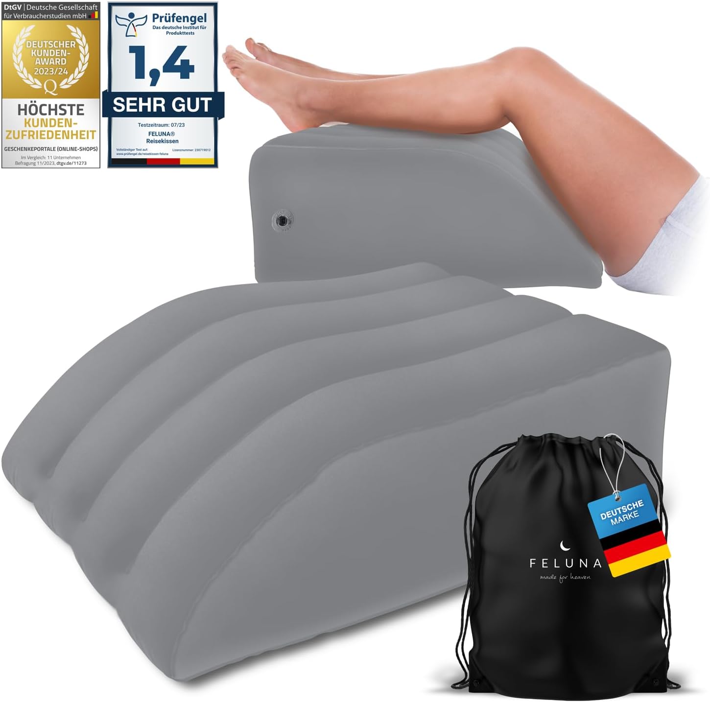 Rückententlastungkissen - Füße hoch Kissen