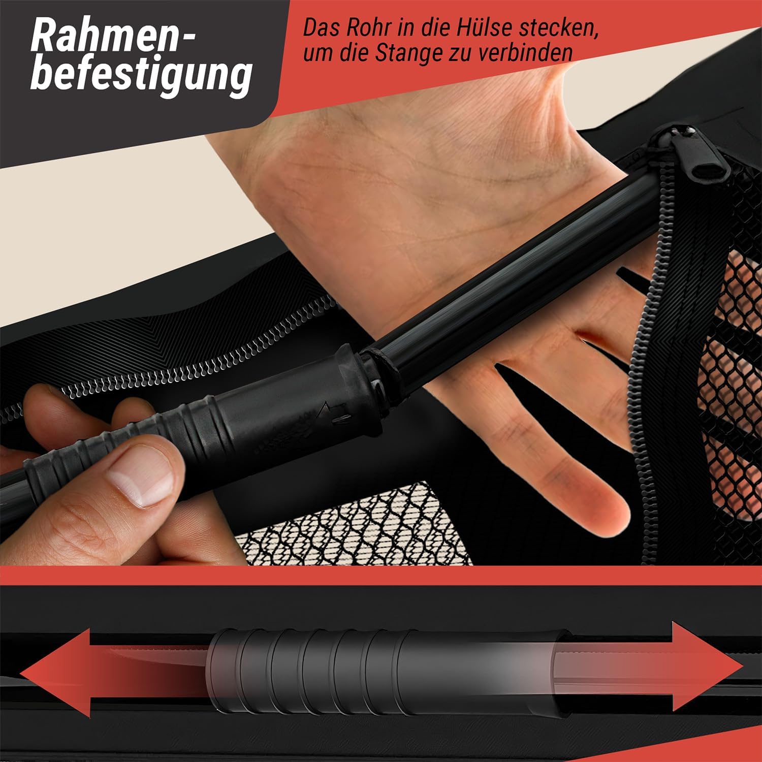 Faltbare Hundetransportbox Gr. S – Hundebox fürs Auto & Reisen