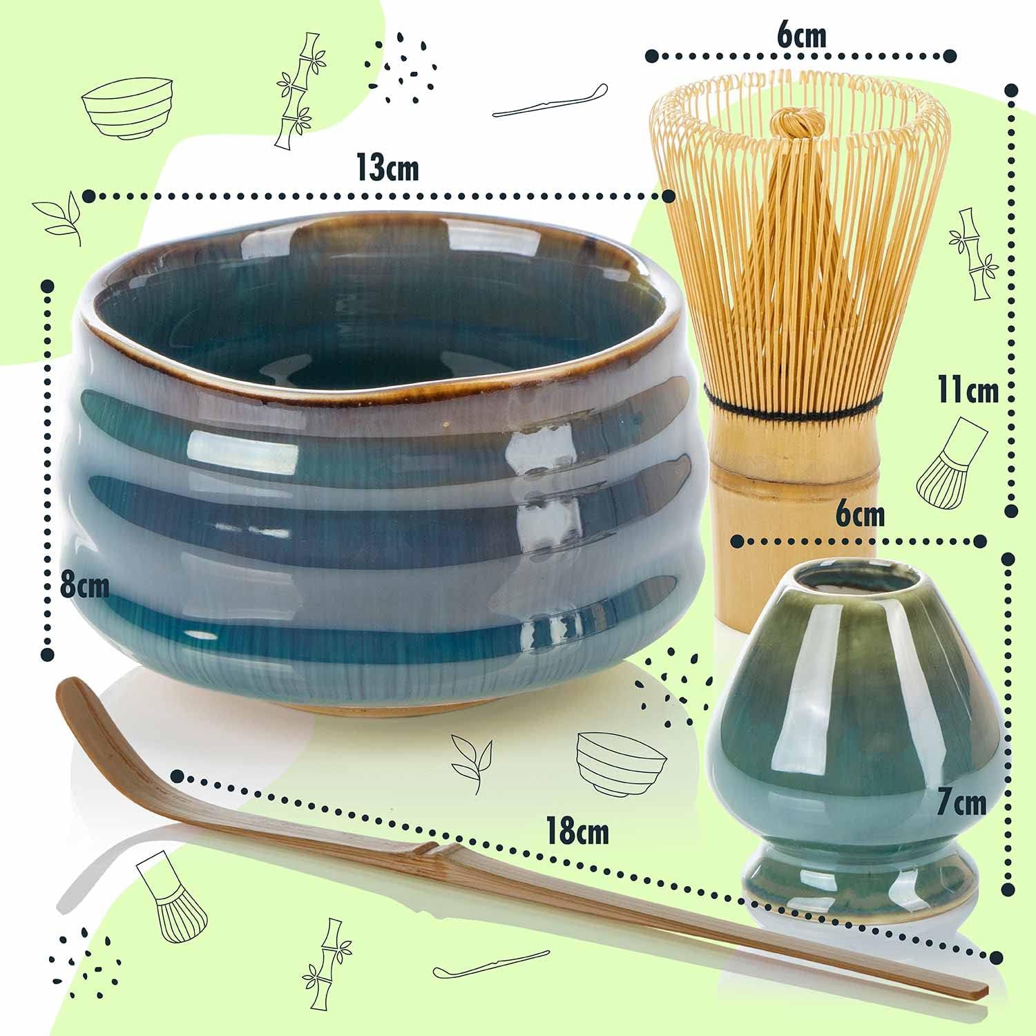Luxus Matcha Tee-Set Deluxe - Traditionelles Teezeremonie-Set