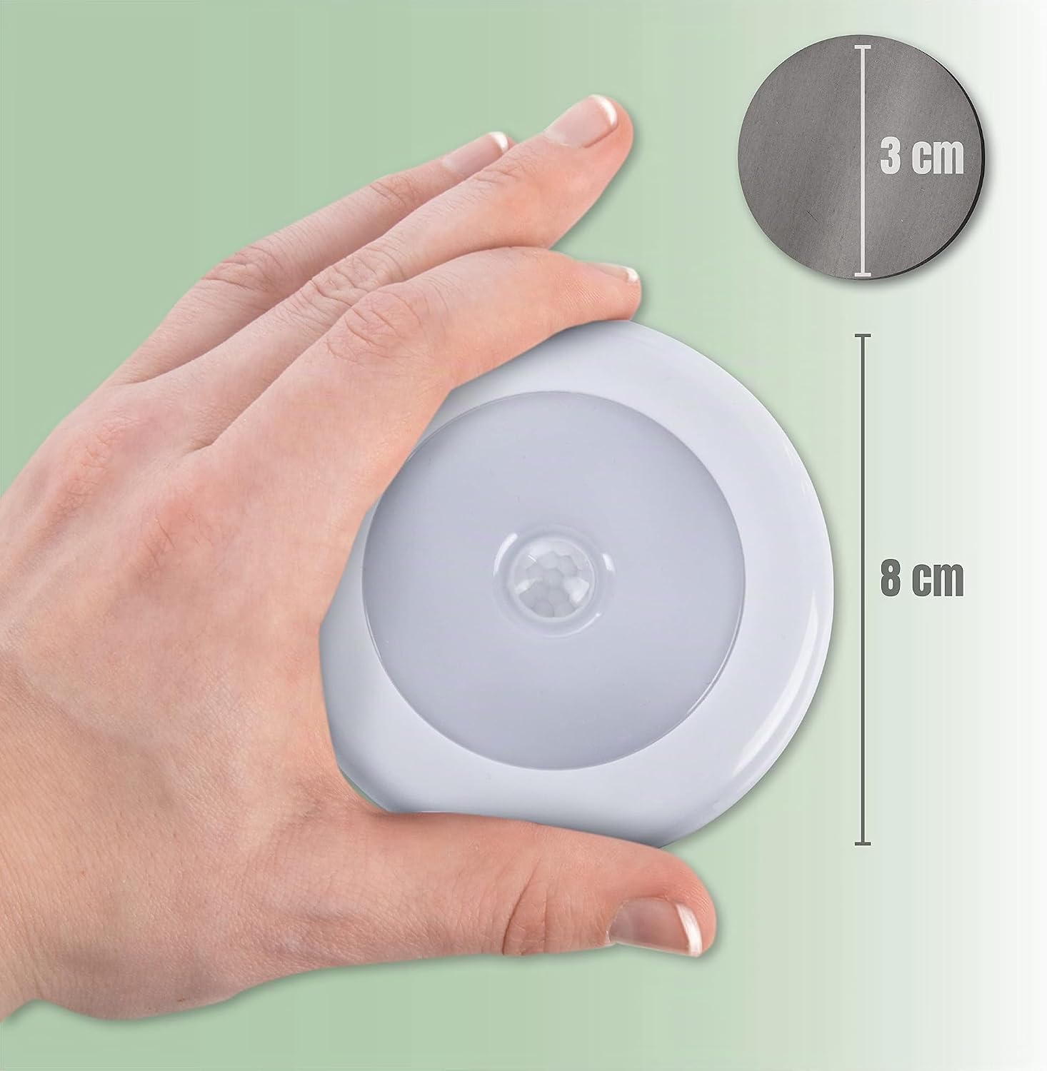 LED-Nachtlicht mit Bewegungsmelder & Sensor - Batteriebetrieben